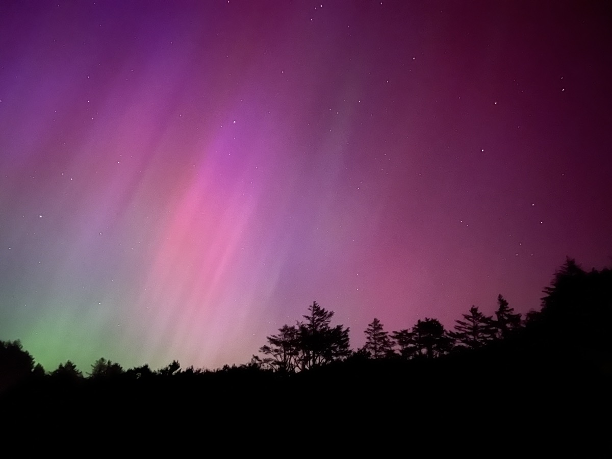 Northern lights over Neahkahnie